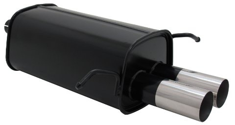 Novus Sportauspuff Gruppe N 2x76 RL-Design