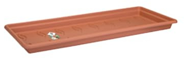 Elho Green Basics Jardin XXL Soucoupe 80cm - Mild Terra | L 32.9 x W 72.2 x H 5.8 cm | Convient à une Utilisation Extérieure