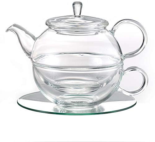 Cha Cult Lucas - Juego de té individual - cristal