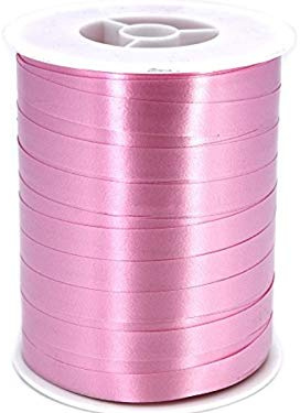 Geschenkband Altrosa 250m x 10mm Ringelband Kräuselband (altrosa)