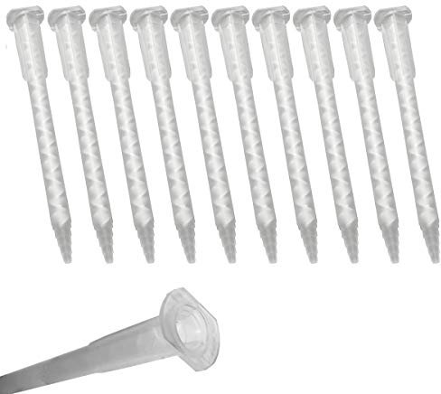 Mixer Nozzles for Epoxy Syringes Resin Adhesive Mixing Applicator (PACK OF 10)