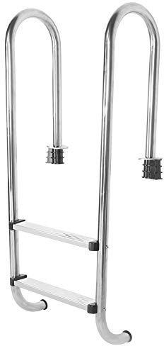 Gind Escalera de Piscina Antideslizante, Escaleras de Piscina para Piscinas elevadas Escalera de Piscina Escalera de Piscina de Acero Inoxidable Instalaciones de Piscina para Piscinas elevadas