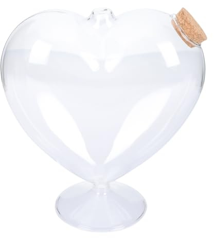 Alipis Bottiglia Di Paesaggio Trasparente 7.48 Pollici Contenitore Decorativo in Vetro 250Ml Per Origami E Piccoli Oggetti Bottiglia Wishing Per Casa E Ufficio