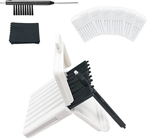 MiniR/miniReceiver Wachsschutzfilter für Siemens/Signia Hörgeräte mit Reinigungsbürste und Tragetasche, 6 Packungen