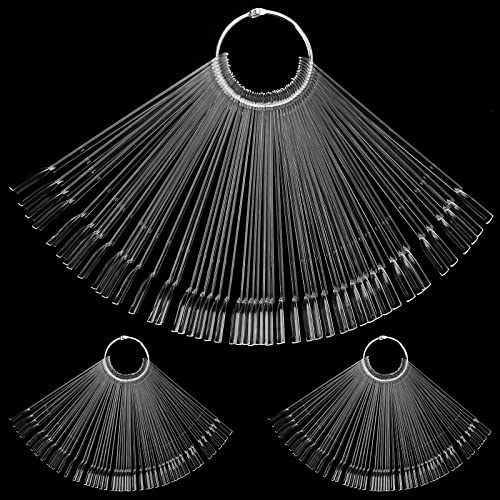 NGOSUET Lot de 400 nuancier ongle boîtes de présentation, pour vernis à ongles, boîtes de couleur transparentes, pour salon de manucure, manucure, nail art