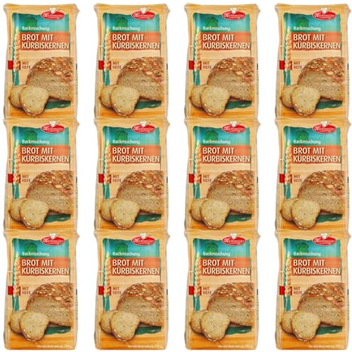 Küchenmeister Backmischung für Brot mit Kürbiskernen 12x500g