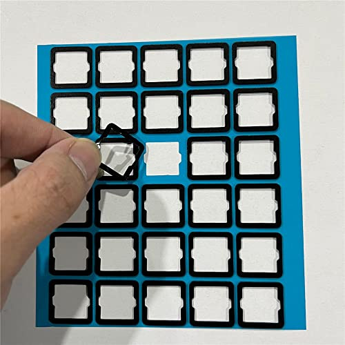 120PCS Schiuma di smorzamento del suono della tastiera Tastiera interruttore smorzatori di suono foglio DIY Tastiera meccanica Schiuma per il silenziatore dell'albero interassiale (PE)