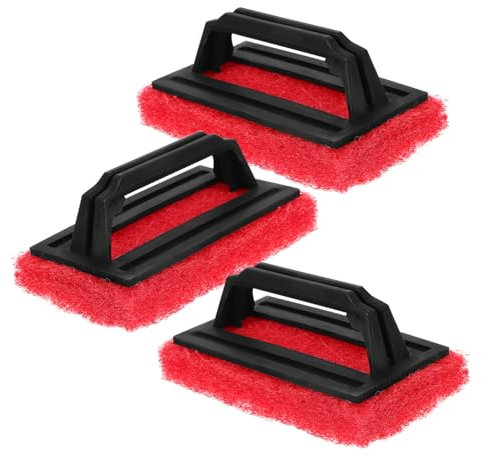 COHEALI 3er Set Siebdruck Reinigungsbürsten Tintenentferner Für Siebdruck Roten Bürsten Mit Ergonomischem Design Zubehör Für Effektive Reinigung Von Druckflächen