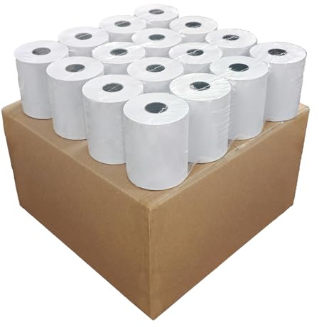 (32 Rolls) 3 x 150' 1-Ply Kitchen Printer Bond Receipt Paper Rolls, POS Cash Register Paper Rolls for Star SP700 ERC30/34/38 TMU200 SRP275