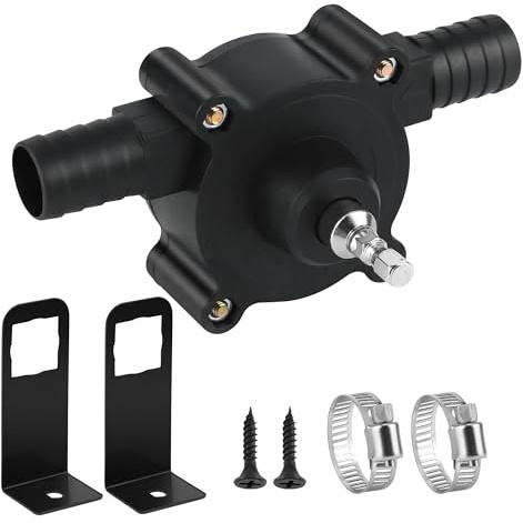 Pompa Elettrica per Trapano Senza Fili Pompa Aspira Acqua Pompa Per Acqua A Mano Diesel Trapano Elettrico Portatile Acqua con Flusso Rapido per Uso in Giardino, Officina