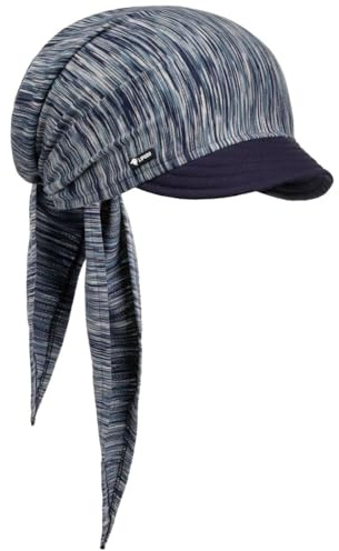 Lipodo Multicolour Bandanakeps Damer - Made in Italy solskärm skärmkeps bandana med skärm Vår-sommar Sommar - One Size blå