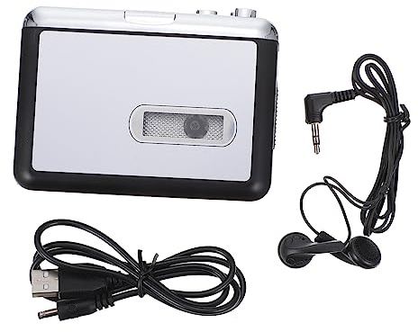 LIFKICH Reproductor De Metal Convertidor De Cinta Reproductor De Música USB Compatible para Escuchar Música De Casetes Digitalizada