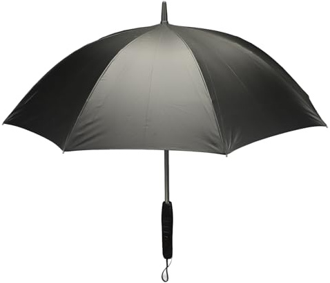 Generic Regenschirm mit Ventilator und Nebelspray, Golfschirm Regenschirme für Regen 8 Rippen 3 in 1 Blockierende Regenschirm Persönliche Lüfter Tragbarer Kühlfan - Zum Kühlen, (Silver)