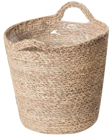 CLISPEED Panier Tressé pour Plantes Dintérieur Pot Décoratif Fait Main Panier de Rangement Polyvalent pour Fleurs et Objets Divers Style Campagne Moderne et Minimaliste Pratique