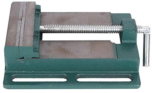 Tornillo de banco para máquina, herramienta de carpintería de mandíbula ancha de 5 pulgadas de hierro fundido resistente para fresado, perforación y mantenimiento de máquinas