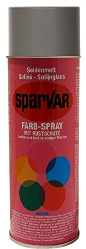 Sparvar 6091945 Sprühfarbe RAL 7037 Pulvergrau 400ml halbmatt