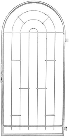 SIXONE® Pallas Kim Rundbogentor 960 × 1990 mm – feuerverzinkter Stahl, wetterfest & dekorativ für Garten & Einfahrt