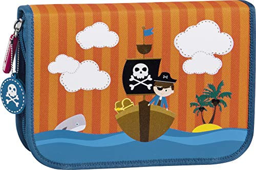 Brunnen 104912015 Schüler-Etui 19, 5 x 13, 5 x 3, 5 cm „Pirat 2“