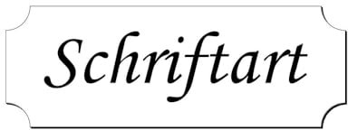 Bütic GmbH - Targhetta per Campanello in Stile retrò, autoadesiva, 50-70 mm, Weiß/Text Schwarz, 50x15mm