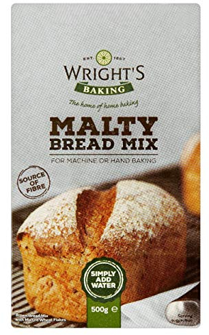 Wright's Baking Malty Bread Mix 500g (Pack of 5)