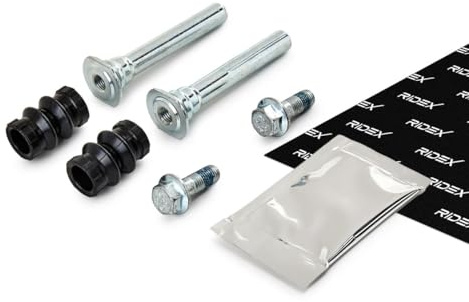 RIDEX 1165G0032 Führungshülsensatz Bremssattel Vorderachse Hinterachse Kompatibel mit VW POLO 9N Transporter T5 Bus 7HB, 7HJ, 7EB, 7EJ, 7EF, 7EG, 7HF, 7EC Multivan V 7HM, 7HN, 7HF, 7EF, 7EM, 7EN