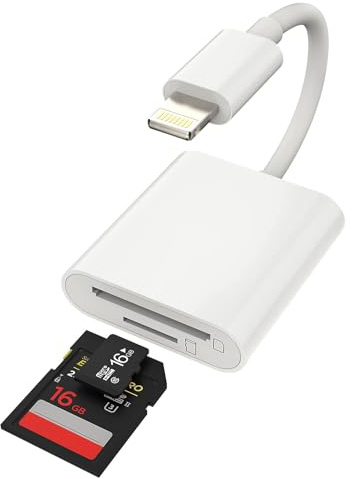Adaptateur Micro SD Lecteur de Carte TF pour iPhone Accessoires Lightning Adaptador pour Caméra Mémoire Photo pour Apple pour iPhone 13 12 11 Pro Max X XS XR 8 7 6 Plus SE pour iPad Air Mini 2020 2019