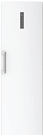 Haier H3F330WDH1 - Congelatore a pavimento, 330 litri, altezza 190,5 cm, Smart hOn-App/InstaSwitch/Fresher Zone/Display porta No Frost/Inverter Compressore Bianco