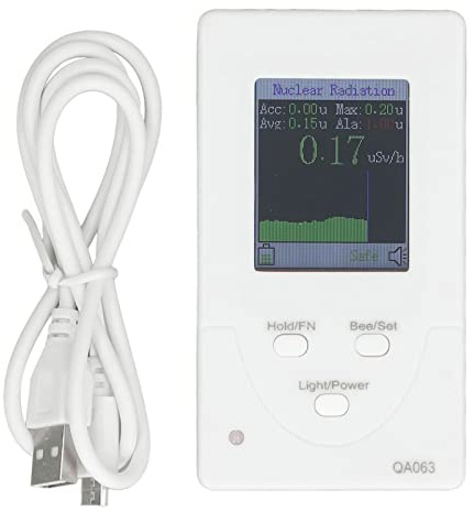 Tyenaza Radiation Detector, 2 in 1 Nuclear Radiation Detector Tester Meter Geiger Counter Radiation Monitor Portable Electromagnetic and Nuclear Radiation Tester for Industry