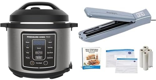 Drew&Cole Electric Pressure King Pro 14-in-1 Digital Pressure Cooker, 4.8L Capacity, Improved Design, Enhanced Non-Stick Coating, Oven & Dishwasher Safe, Great for Easy Family Meals, Charcoal Grey
