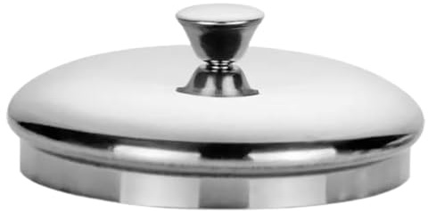BESTonZON Edelstahl 304 Becherdeckel 12Cm - Wiederverwendbarer Verschlussdeckel Für Getränke, Staubdicht Und Passend Für Becher Und Tassen