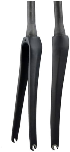 HWEVDHJ Starre Fahrradgabeln 700C T800 Kohlefaser-Rennradgabel C-Typ-Bremse 1-1/2 Tapered Bikes Hartgabel QR 100 Mm