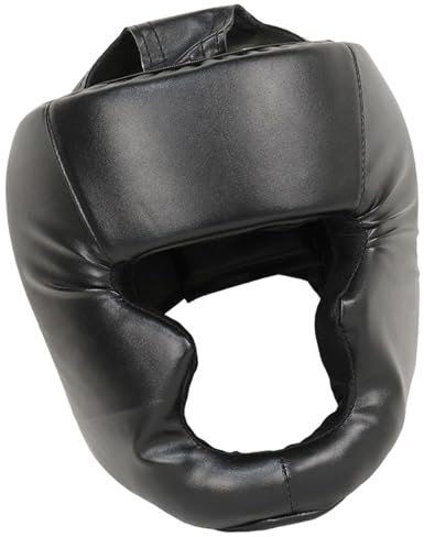 MinkeyBear Kopfschutz für Boxen, verstellbar, volle Box-Kopfbedeckung für Sparring, Grappling, Kampfsport