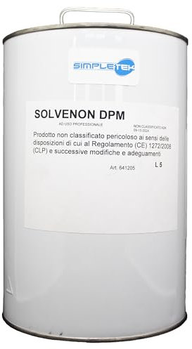 SIMPLETEK - Solvenon 5L Metossidipropanolo DPM Miscela Di Isomeri Sverniciatore Vettore 641205