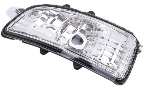 Front Wing Spegel Blinkers Ljusskydd Snygg Dörr Sidospegel Signallins för V70 S80 C30 C70 Cabriolet V50, Förbättrad Säkerhet och Utseende (Vänster: 31111090)