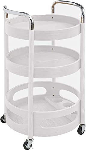 HUIBBGO Carrello da Cucina per Esterni con Ruote per servire Cibo e Bevande, con portabottiglie a 3 Ripiani, per Catering e Bevande