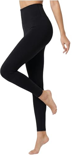 MIJOMA Legging thermique pour femme, noir, 100 deniers, doublure chaude, opaque, élastique, doux, moulant, confortable, legging d'hiver taille haute, Noir , S-M