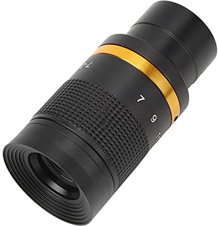 AKLOSIPY Astronomiskt Teleskop 7-21 Mm Okular med Kontinuerlig Zoom för 0,25 Tums Teleskop - Högkvalitativ Optisk Prestanda