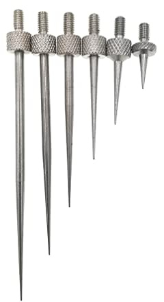 Needle Point Contact Points for Depth Gauge Dial Digital Indicators M2.5 Thread (A Set(L7/L13/L22/L30/L40/L50))
