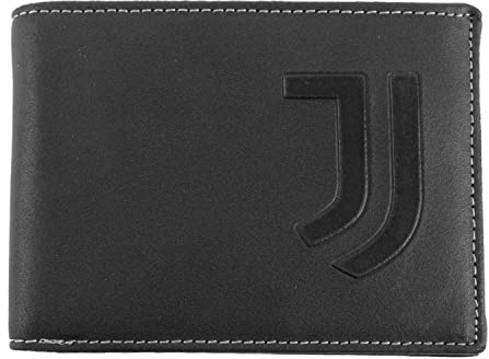 Portafoglio Pelle Prodotto Ufficiale Juventus - Official Merchandising Misure: cm. 12,5 x 9, nero