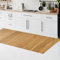 CosìCasa Tappeto Bamboo Cucina Antiscivolo – Passatoia Cucina Idrorepellente, Facile da Pulire | Tappeto Cucina Antiscivolo Lavabile al Metro – Tappeto Bambu (Beige, 50 x 140 cm)