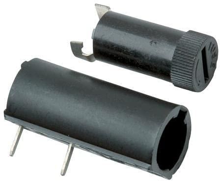 Portafusibili, PCB, orizzontale, 250V, 6.3A, portafusibili, Qtà.1 | BK1-H15-H-1