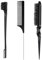 3 Piezas Kit Peine Peinar Cabello, Cepillo Cardar Pelo, Peine de Cola con Punta, Cepillo de Doble Borde Peine, Cepillos de Peinar, para el Hogar, Salones, Peluqueros, Negro