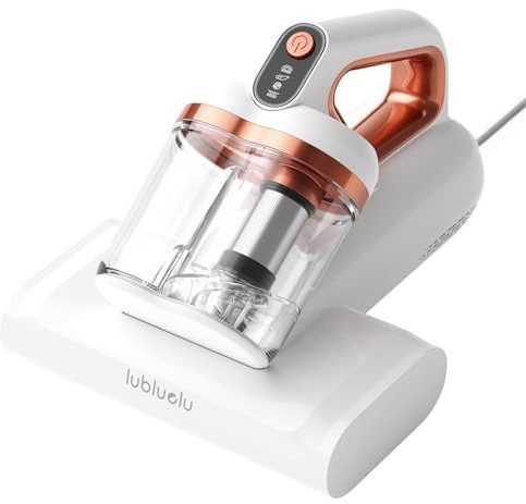 Lubluelu Aspirateur Anti-Acariens 3-en-1 20 kPa avec Lampe UV-C