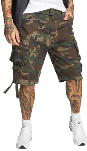 Brandit Savage Vintage Shorts, Farbe: Woodland, Größe: XL