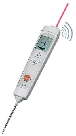 testo - 826-T4 - 0563 8284 - Einstech-Infrarot-Thermometer zur Messung von Oberflächentemperaturen und zur Einstechmessung