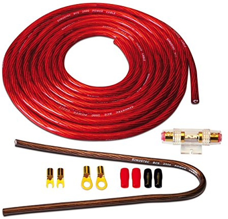Sinustec BCS-2500 5m Car-Hifi Batteriekabel Set 25mm²