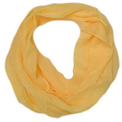 Euly Uni Loop Schal Loopschal Rundschal Schlauchschal Tuch Halstuch Seide