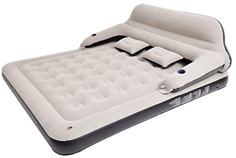 RAPTAVIS Divano letto matrimoniale per il campeggio, divano gonfiabile portatile con cuscino morbido, letto soffiato per viaggi all'aperto