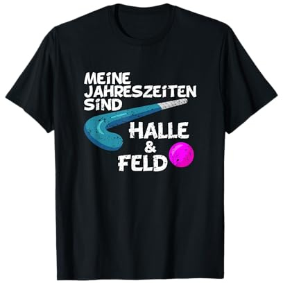 Lustiges Hockey Feldhockey Halle oder Feld Saison SpielerIn T-Shirt
