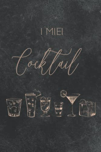 Libro di ricette del libro cocktail fai da te A5: Libro Longdrink per compilare, progettare, entrare e raccogliere ricette, bevande, cocktail, ... festa della mamma, il giorno del papà, Natale